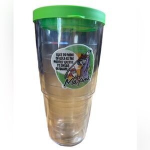 Tervis-HALLMARK MAXINE-GOLF-GREEN lid  Cup/Tumbler 24 oz & Top